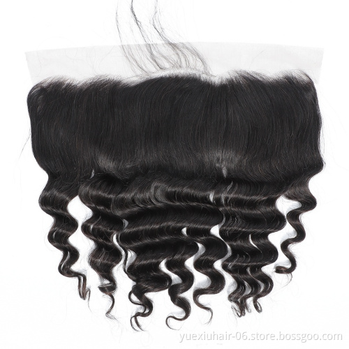 Wholesale Transparent HD Thin Swiss Lace Frontal Closure,Pre Plucked Virgin Hair HD Lace Frontal With Baby Hair